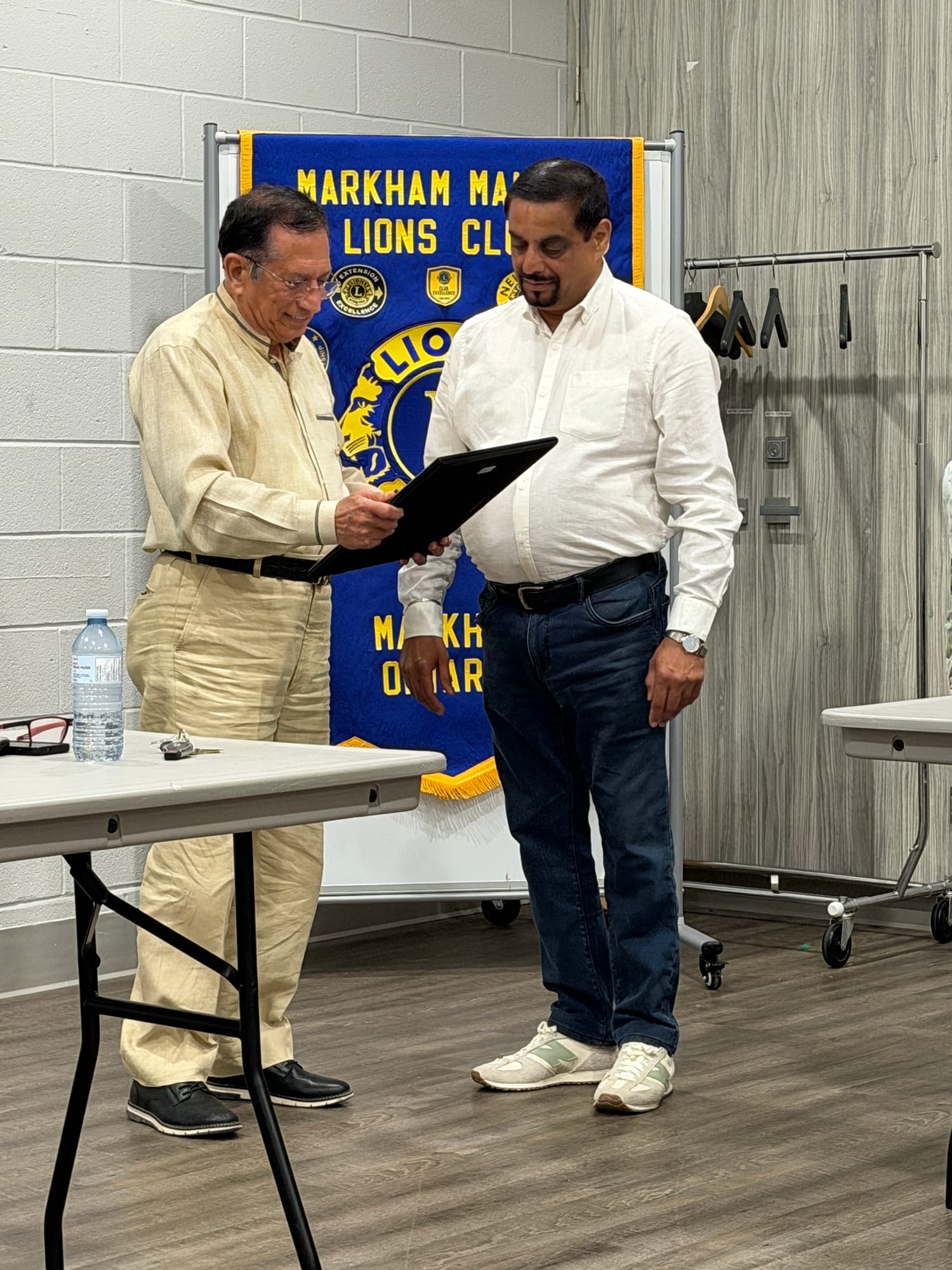 Lion Gulshan Sethi outgoing President farewell